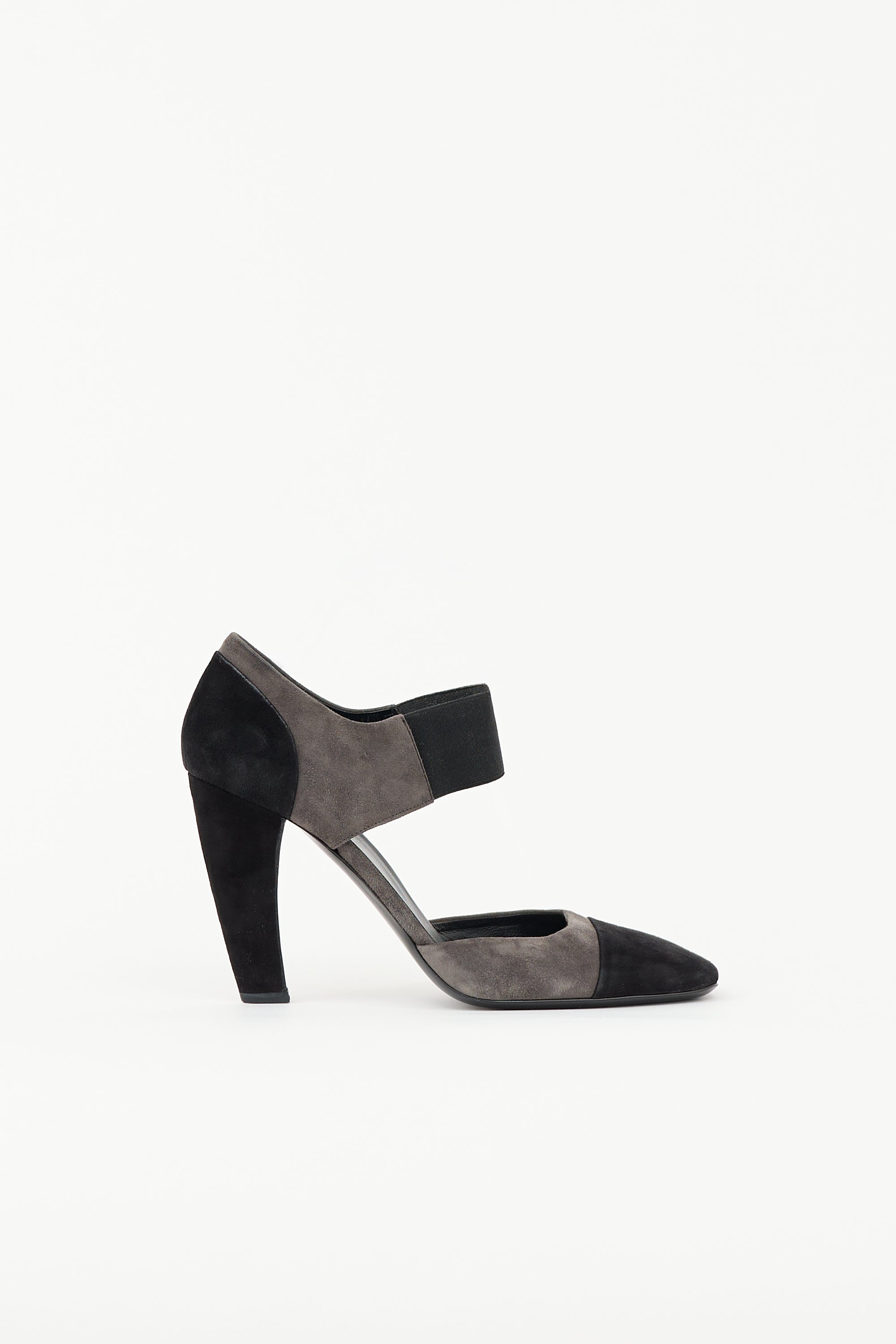 Prada Suede Colourblock Pump