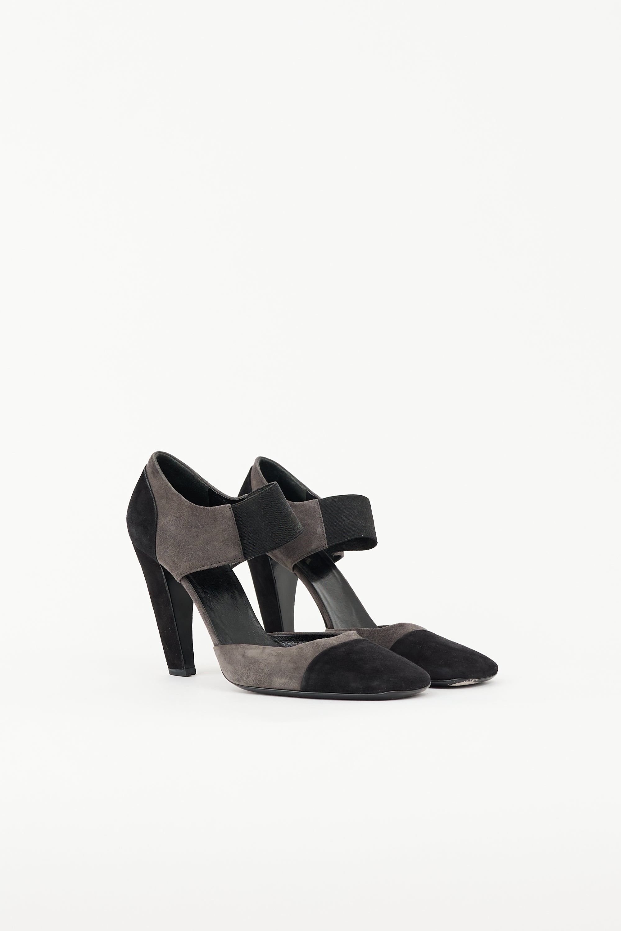 Prada Suede Colourblock Pump