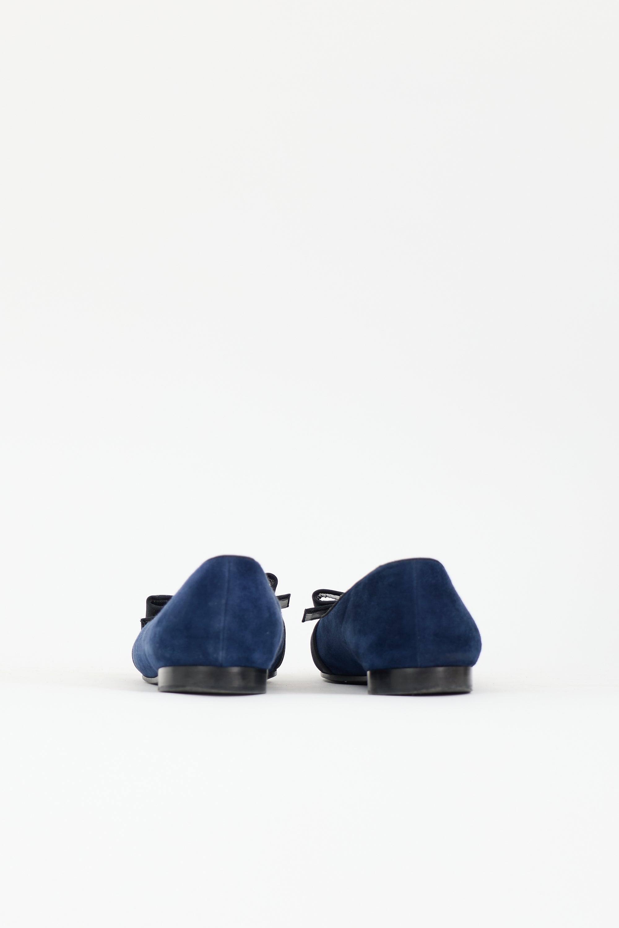 Prada Suede Bow Loafer