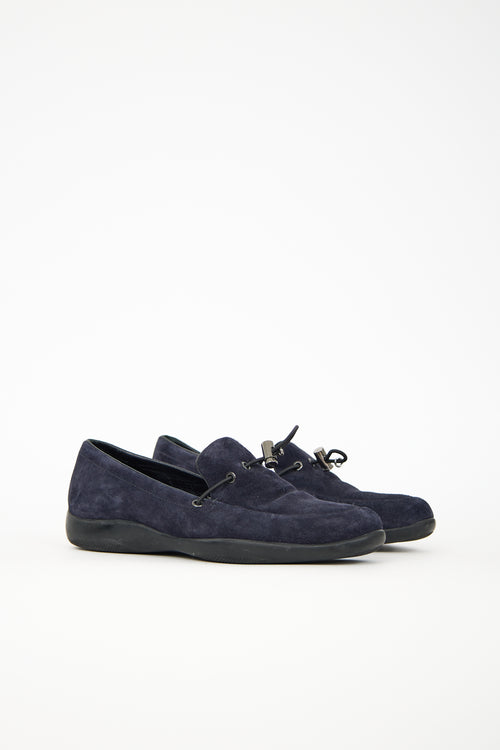 Prada Suede Toggle Loafer
