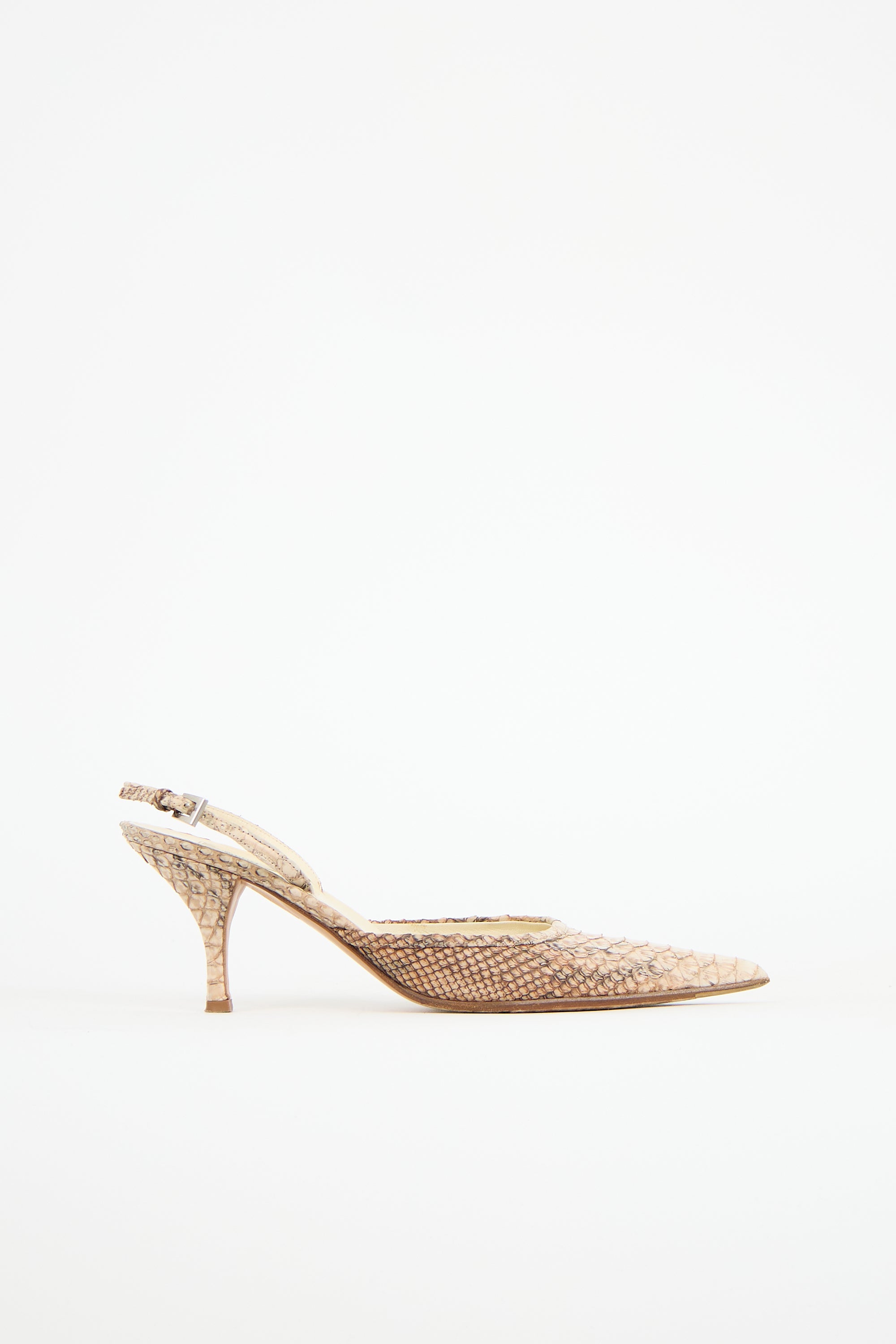Prada Textured Slingback Pump