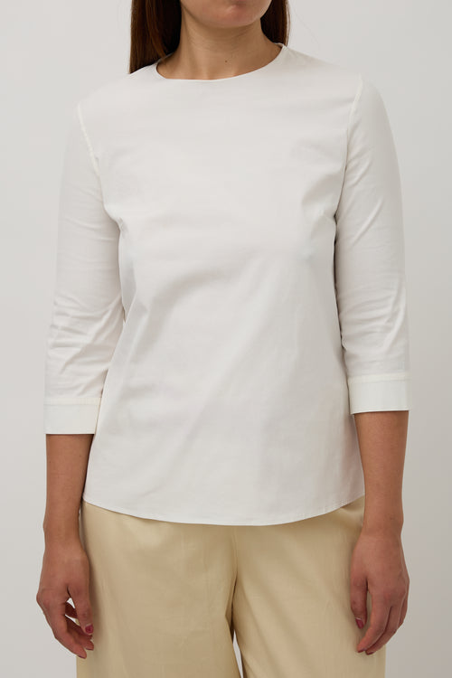 Prada Poplin Zip Blouse