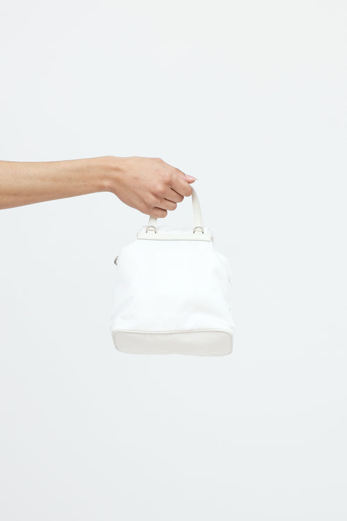 Prada Re-Nylon Mini Vela Chain Backpack