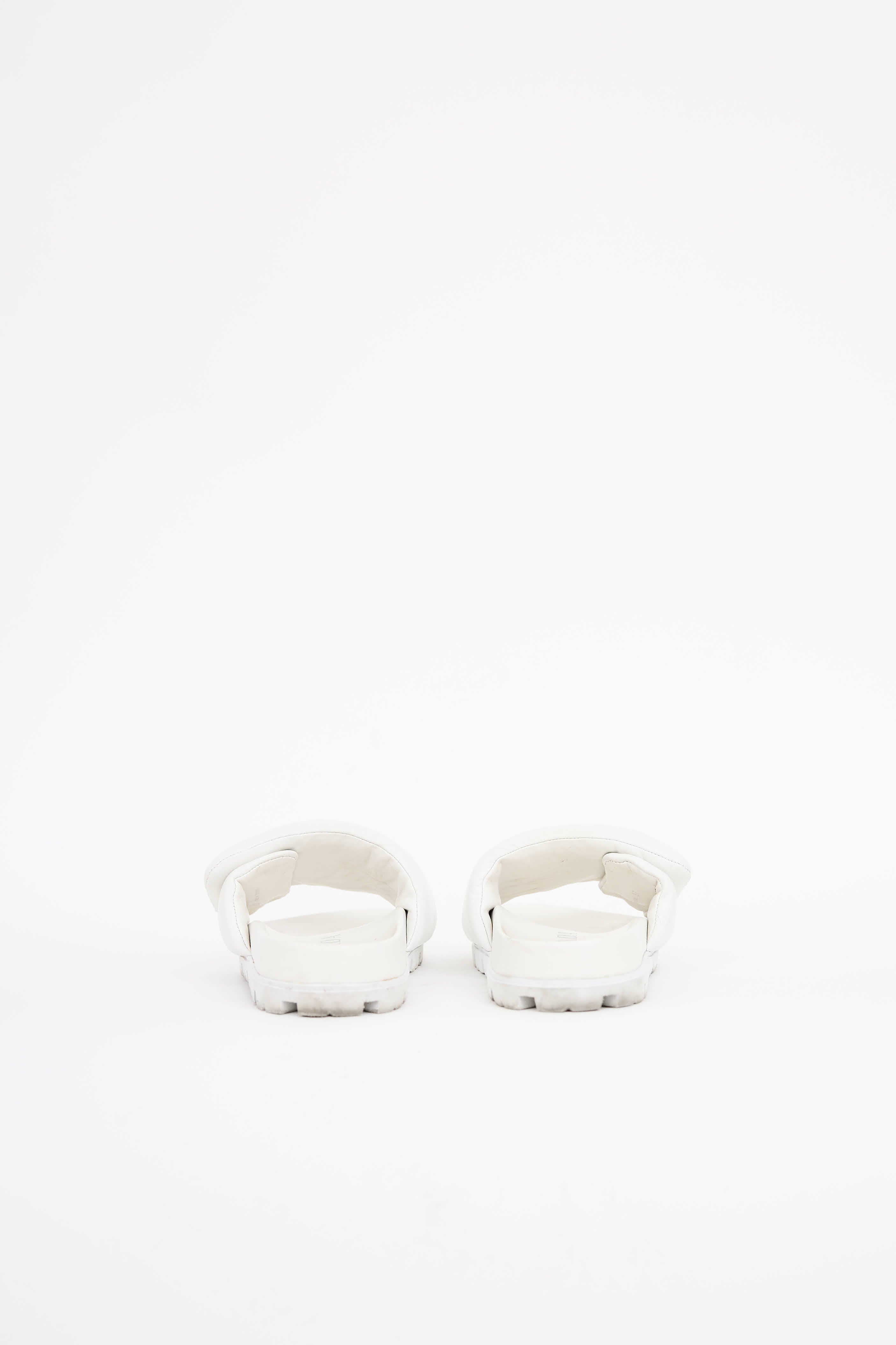 PradaPadded Leather Slide