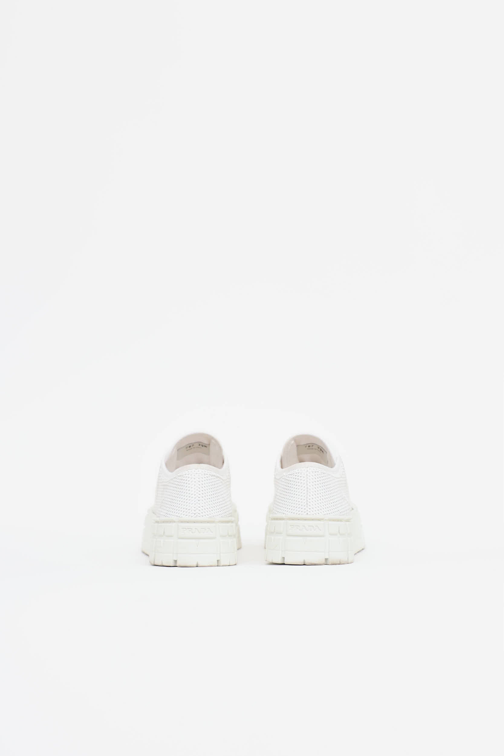 Prada Sequin Double Wheel Sneaker