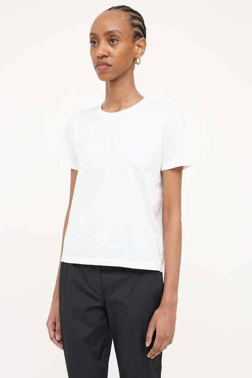 Prada Tonal Triangular Logo T-Shirt