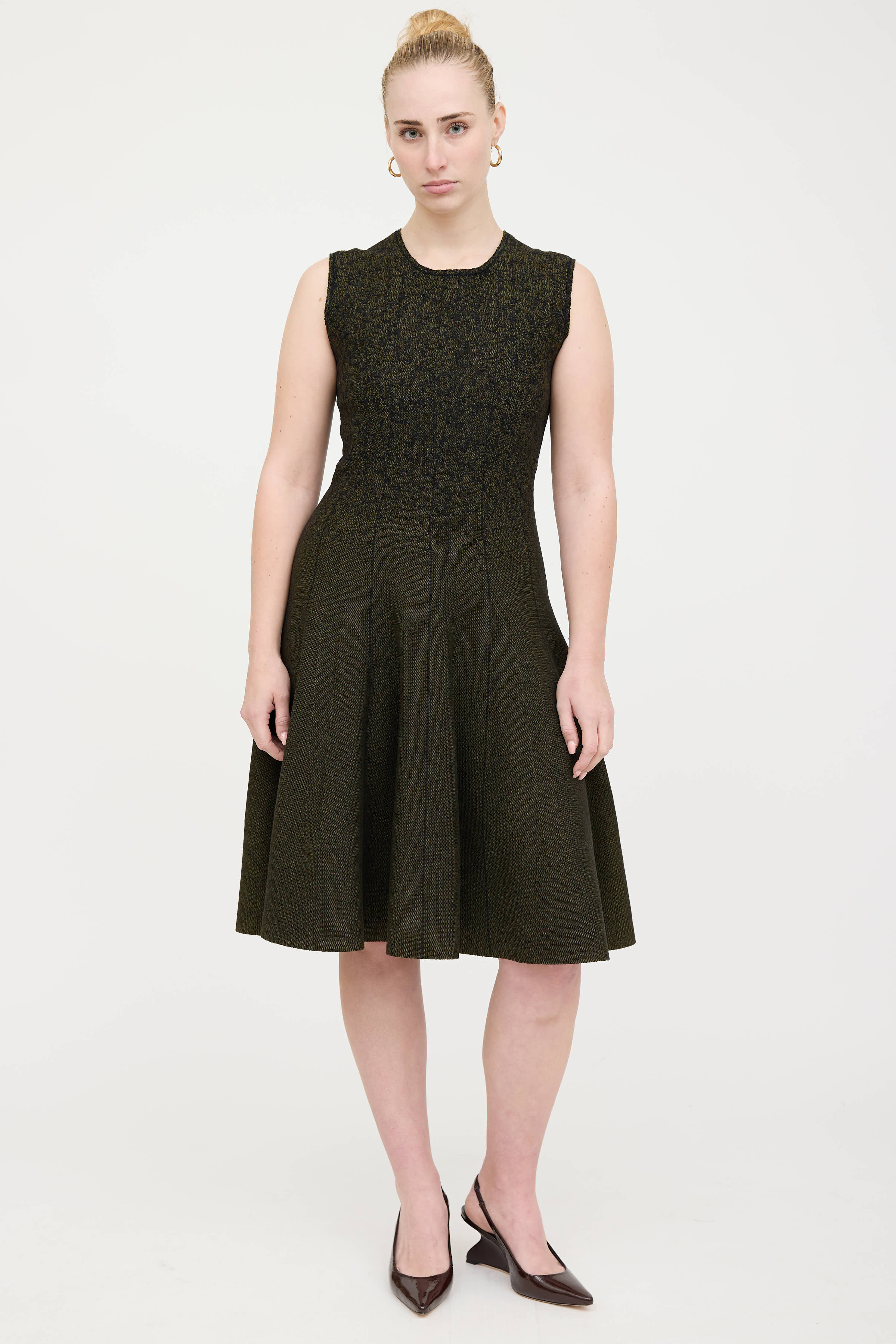 Prada Wool Flared Dress