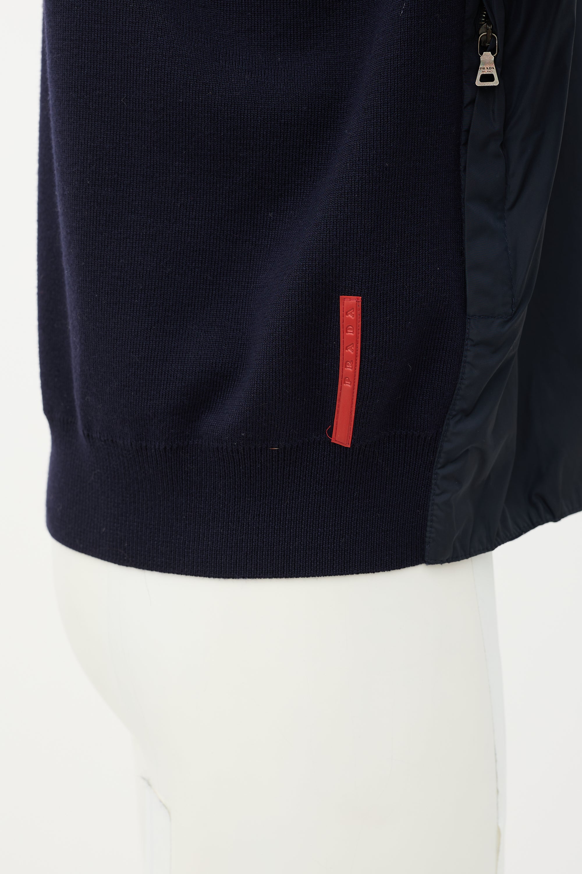 Prada Wool & Nylon Panelled Jacket