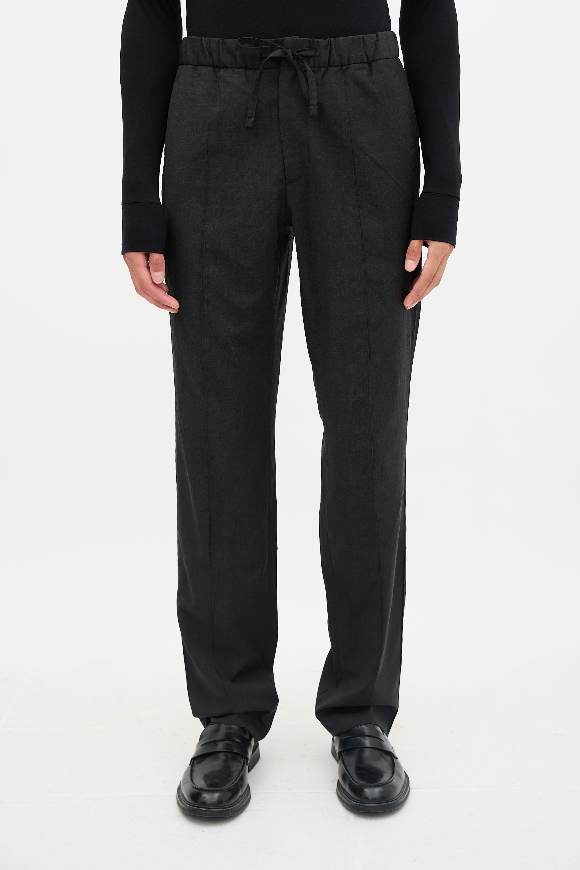 Prada Wool Drawstring Trouser