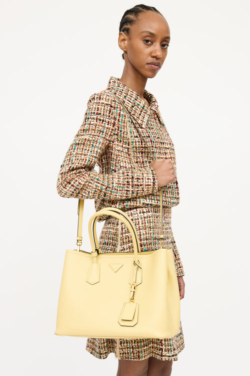 Prada Saffiano Lux Double Bag