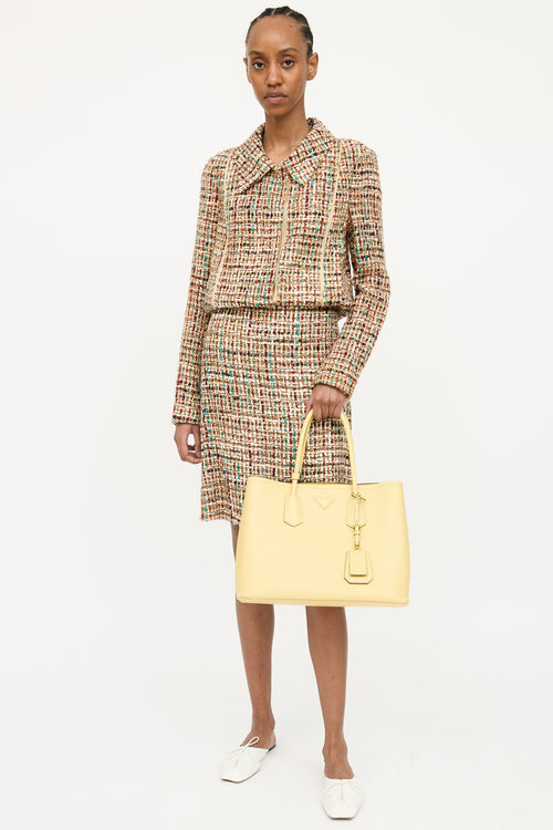Prada Saffiano Lux Double Bag