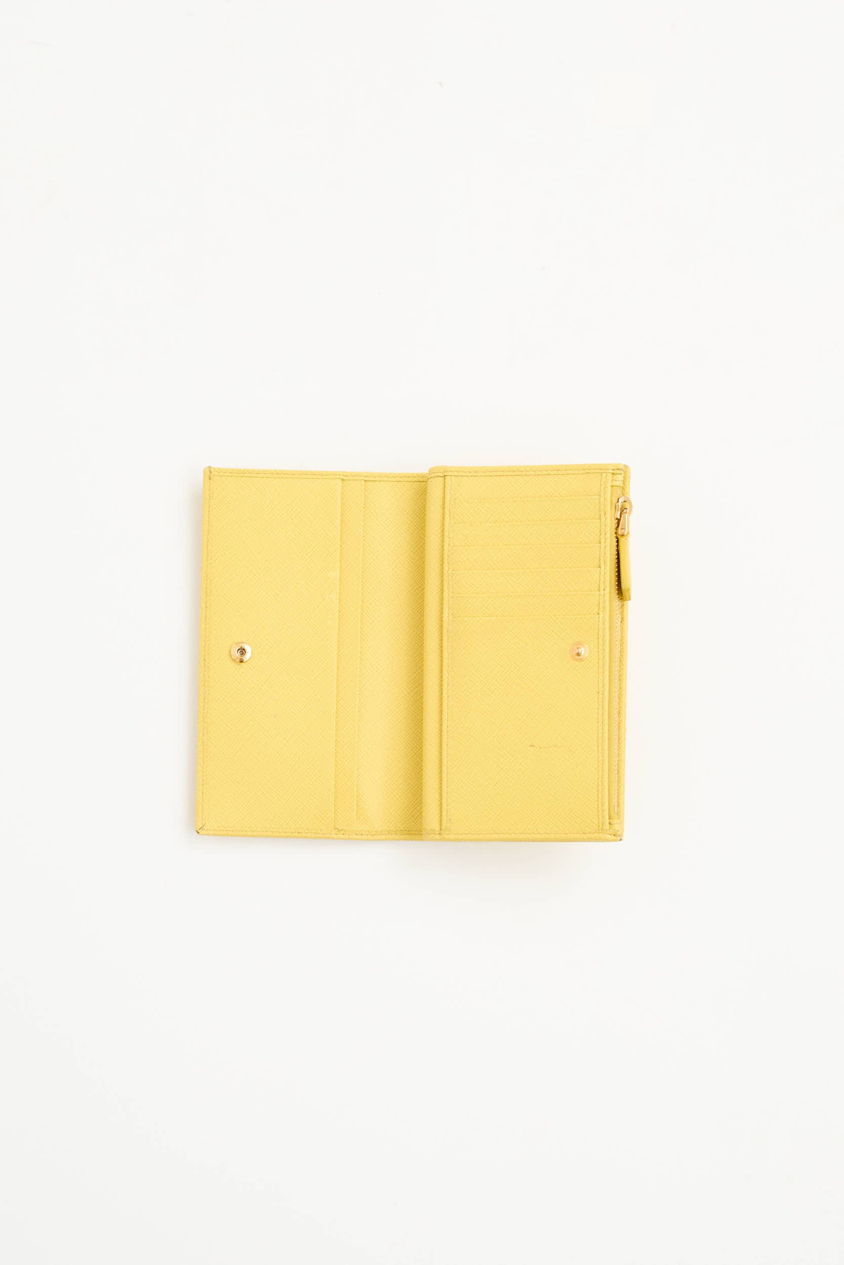 Prada Saffiano Logo Wallet