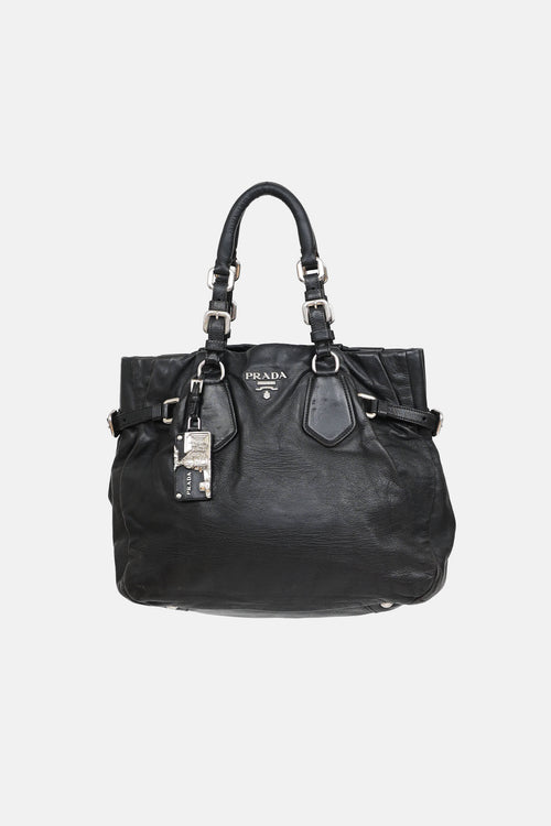 Leather 2Way Shopping Bag