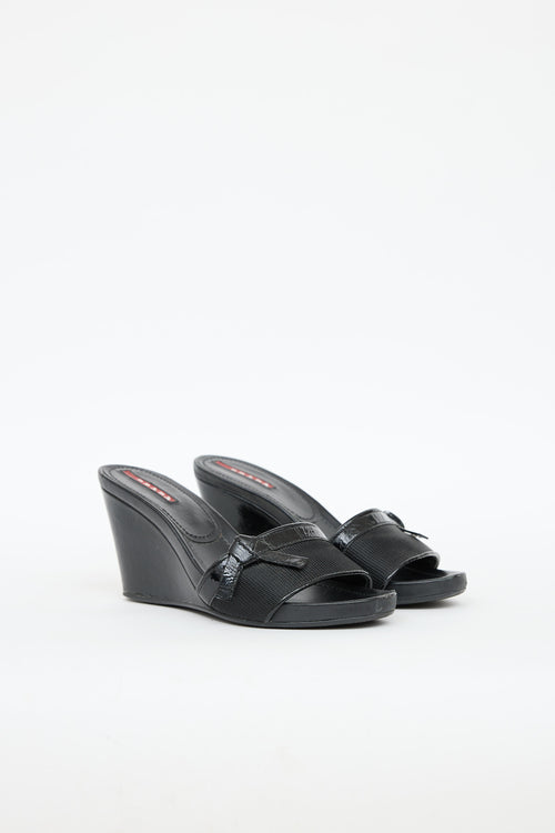 Prada Sport Wedge Sandal