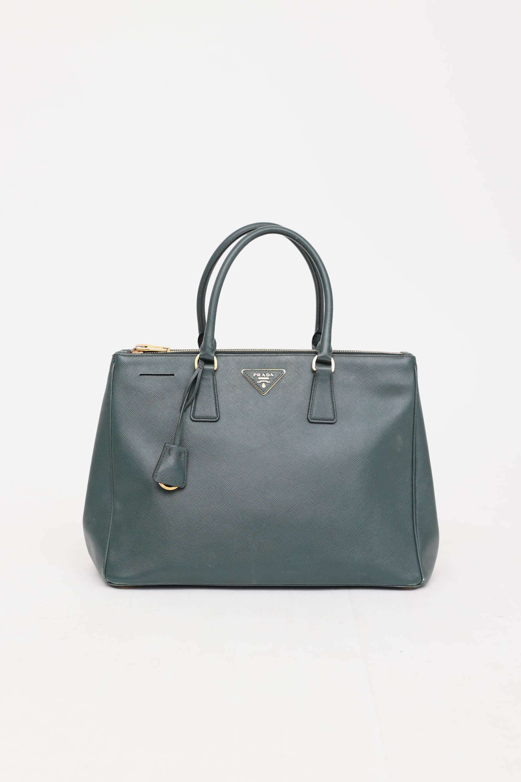 Prada Saffiano Double Zip Galleria Bag