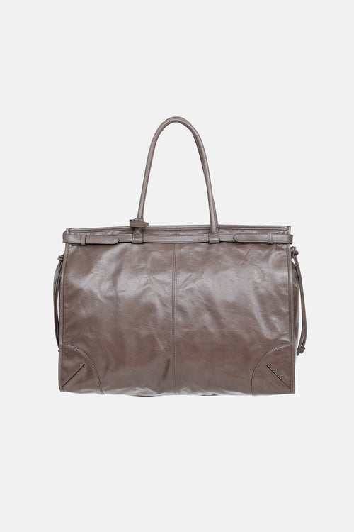 Grey Bonnie XL Soft Lux Tote Bag