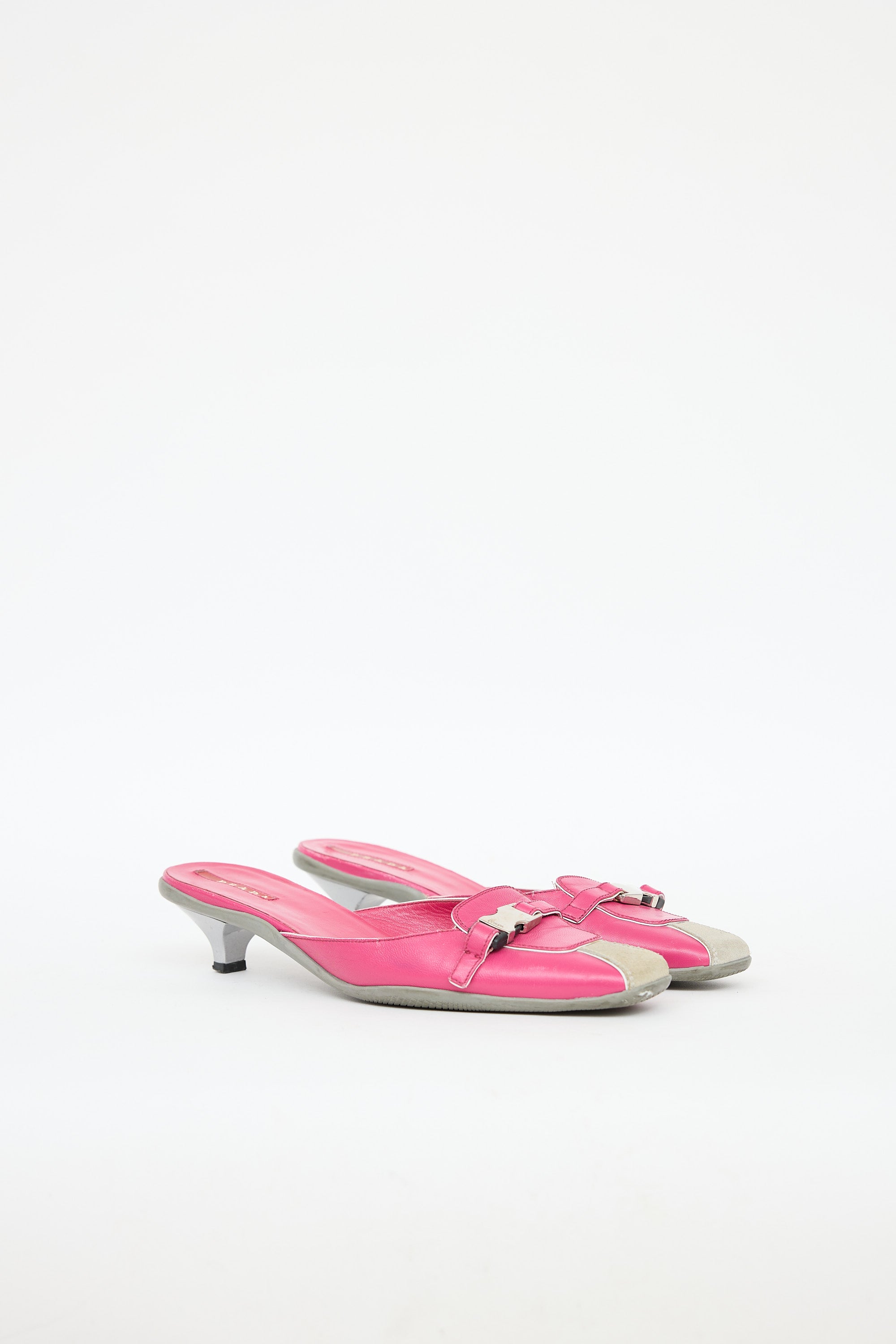 Prada Sport Buckle Mules