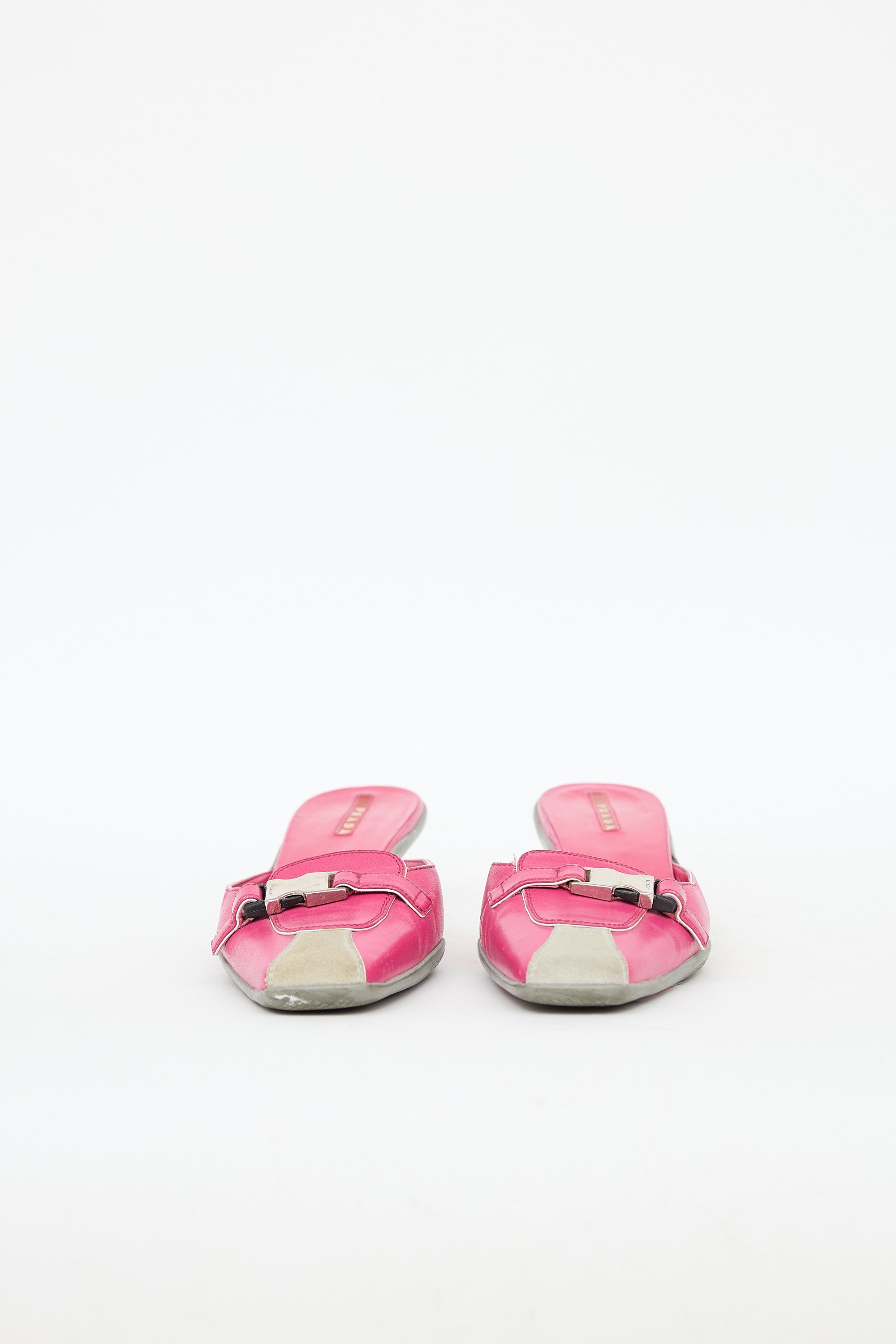 Prada Sport Buckle Mules