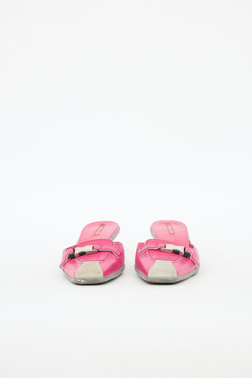 Prada Sport Buckle Mules