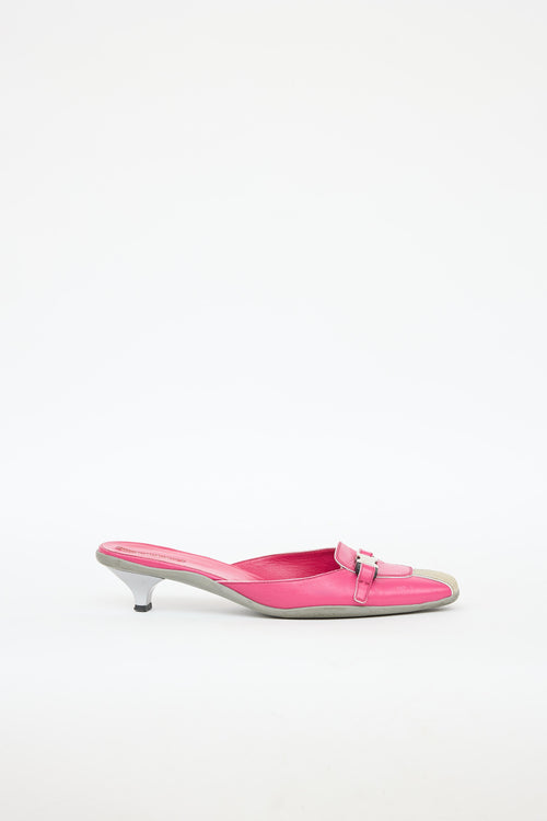 Prada Sport Buckle Mules