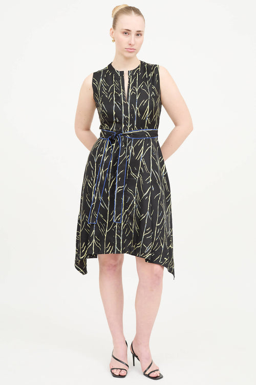 Proenza Schouler Silk Patterned Dress