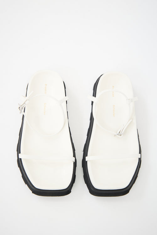 Proenza Schouler Leather Forma Sandal