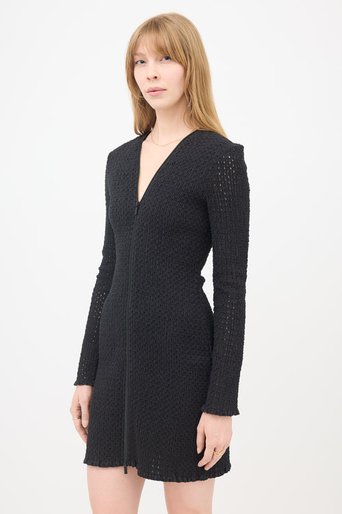 Proenza Schouler Smocked Eyelet Dress