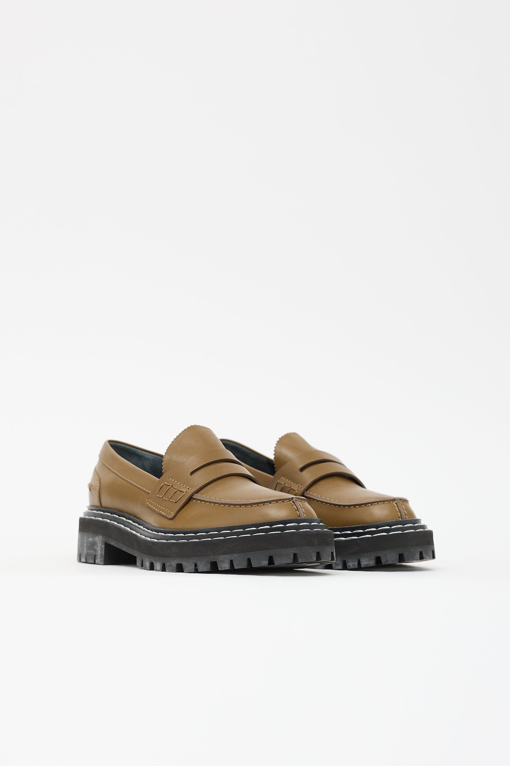 Proenza Schouler Leather Platform Loafer