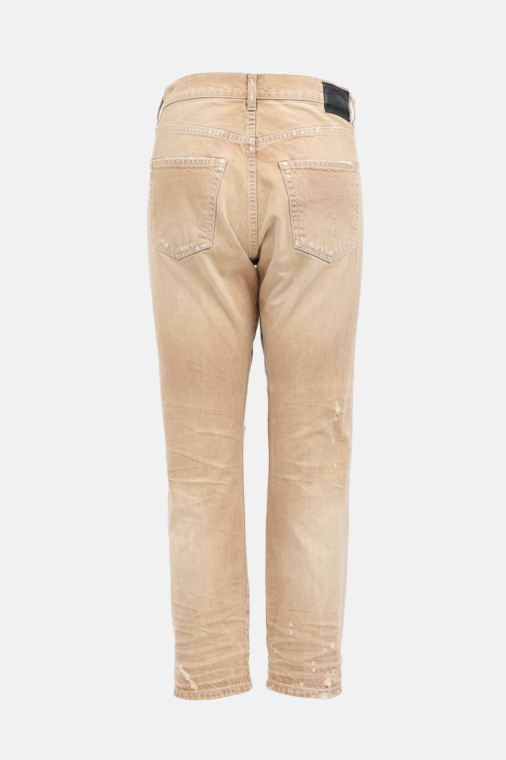R13 Distressed Crossover Jeans