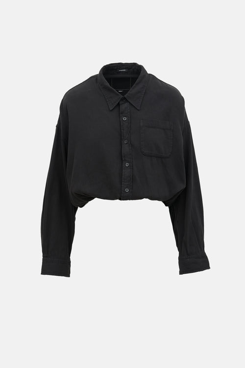 R13 Crossover Bubble Shirt