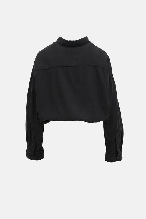 R13 Crossover Bubble Shirt