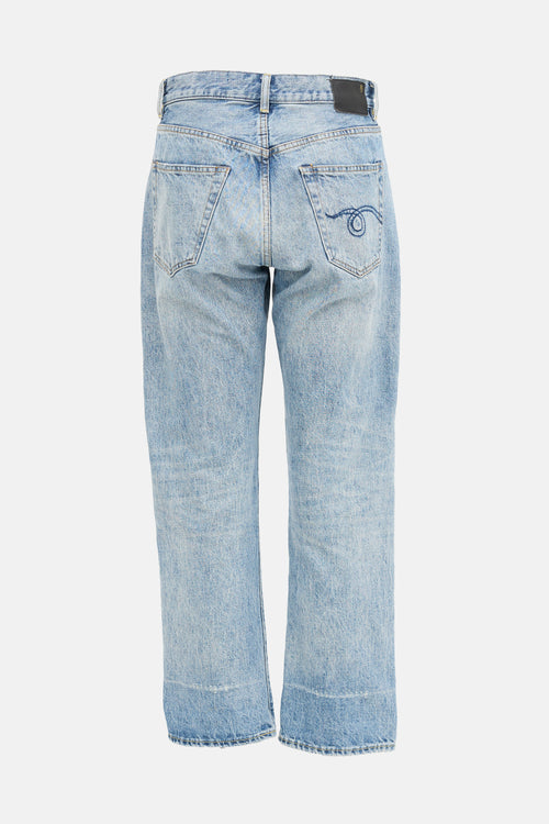 R13 Cuffed X-BF Jeans