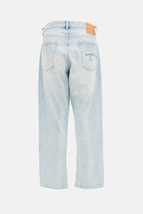 R13 Cuffed X-BF Jeans