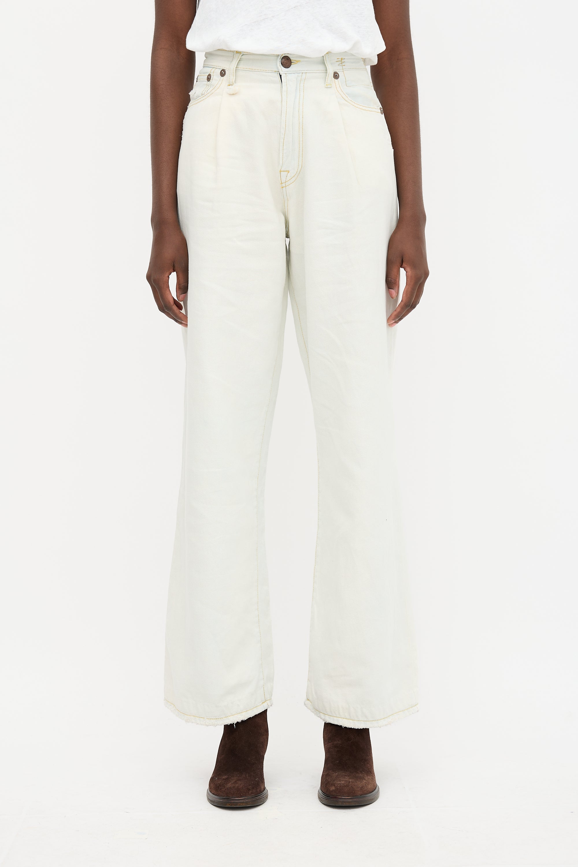 R13 Damon Pleated Jeans