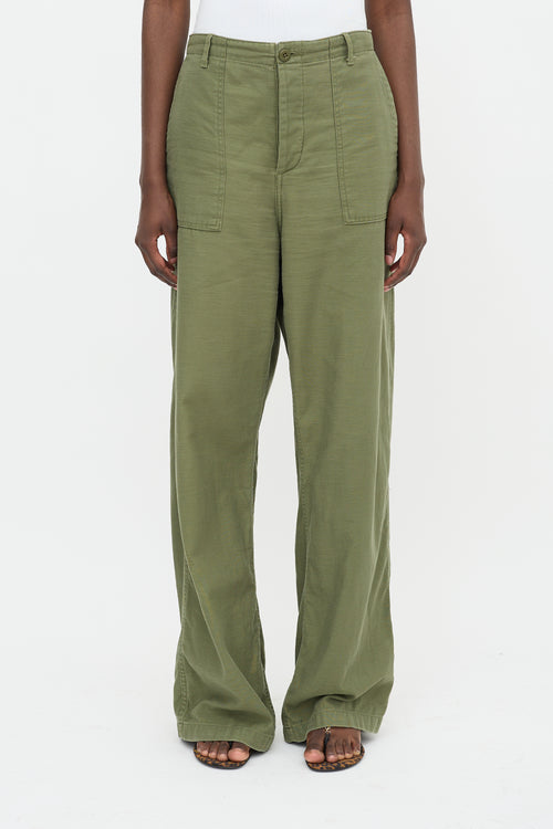 R13 Wide Leg Utility Pant