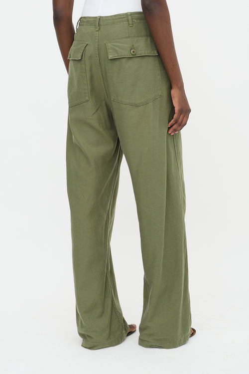 R13 Wide Leg Utility Pant