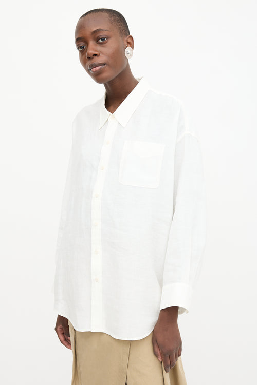 R13 Linen Oversized Shirt