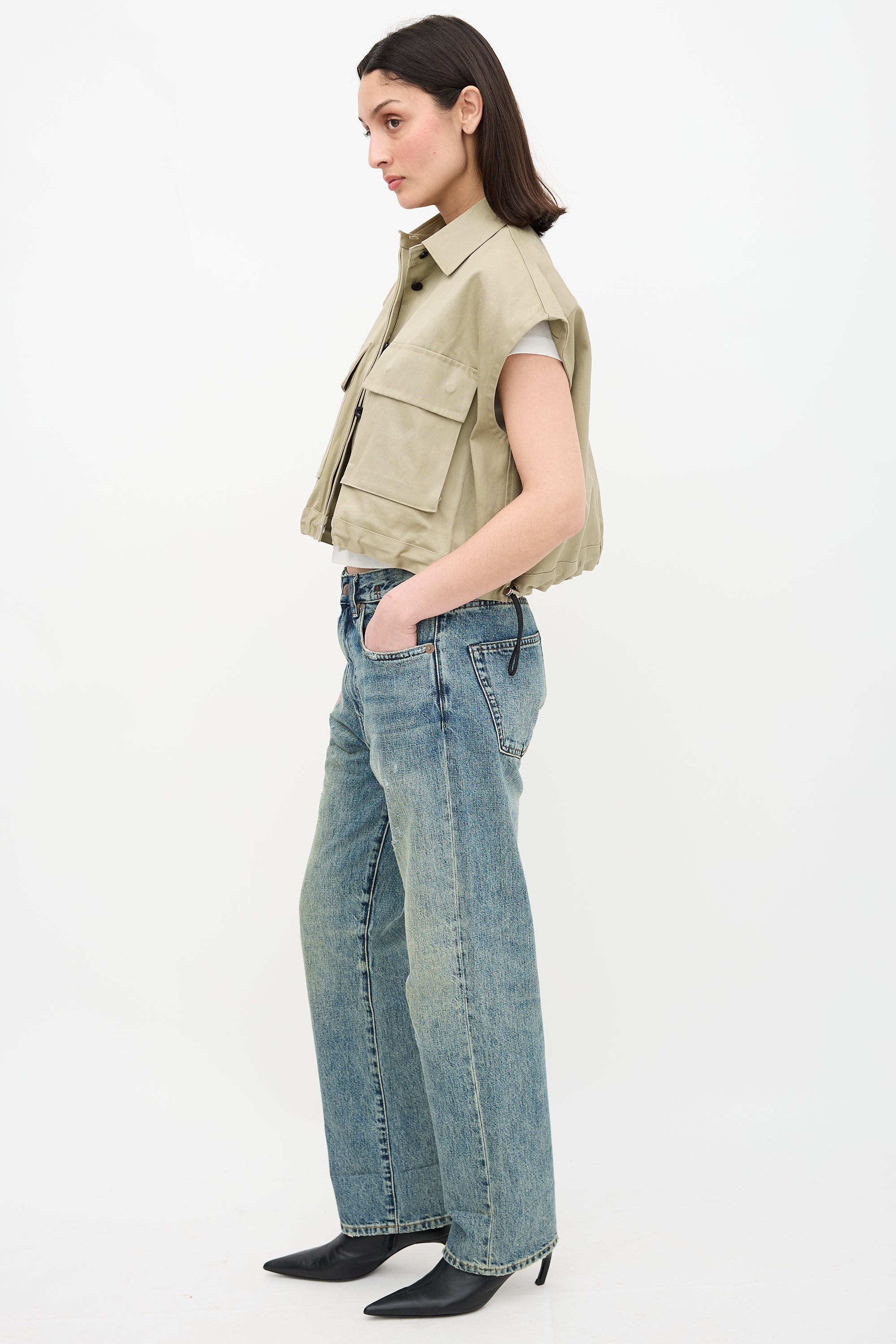 R13 X BF Distressed Jeans