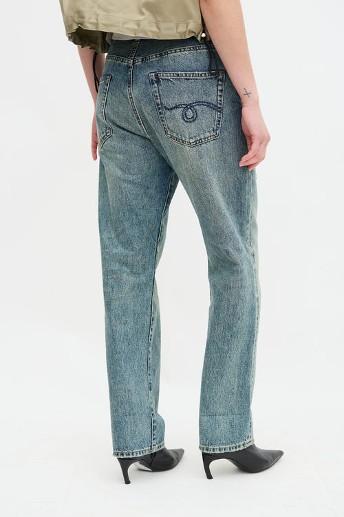 R13 X BF Distressed Jeans