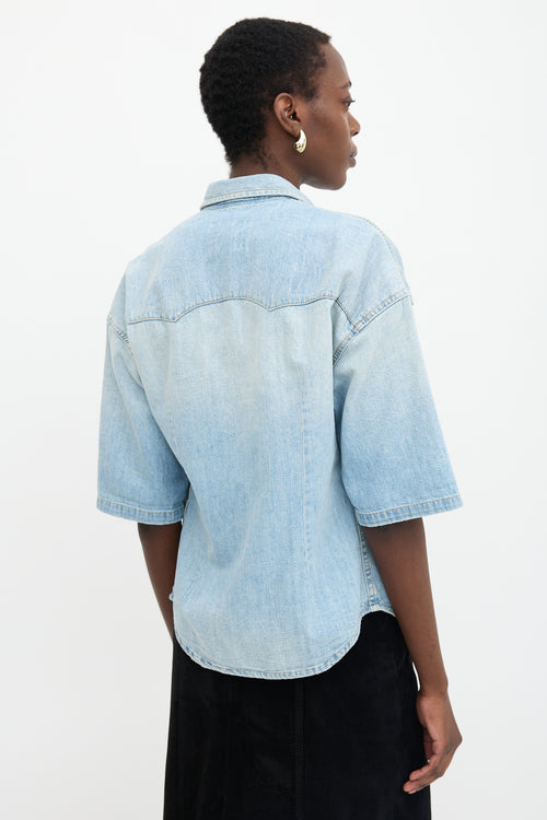R13 Timmy Denim Cowboy Shirt