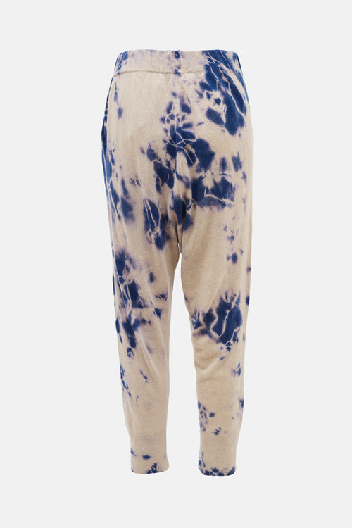Raquel Allegra Cashmere Tie Dye Jogger