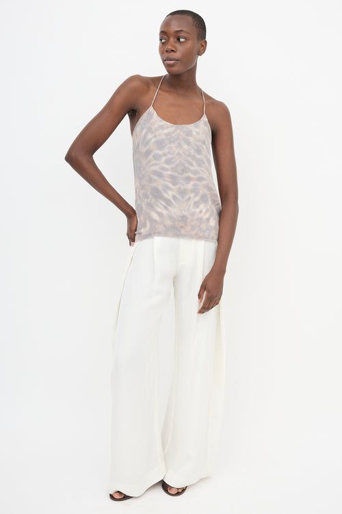 Raquel Allegra Silk Printed Camisole