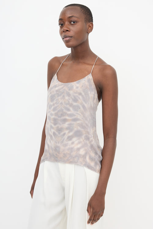 Raquel Allegra Silk Printed Camisole
