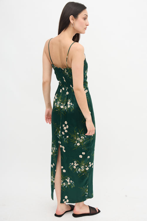 Reformation Silk Floral Frankie Dress