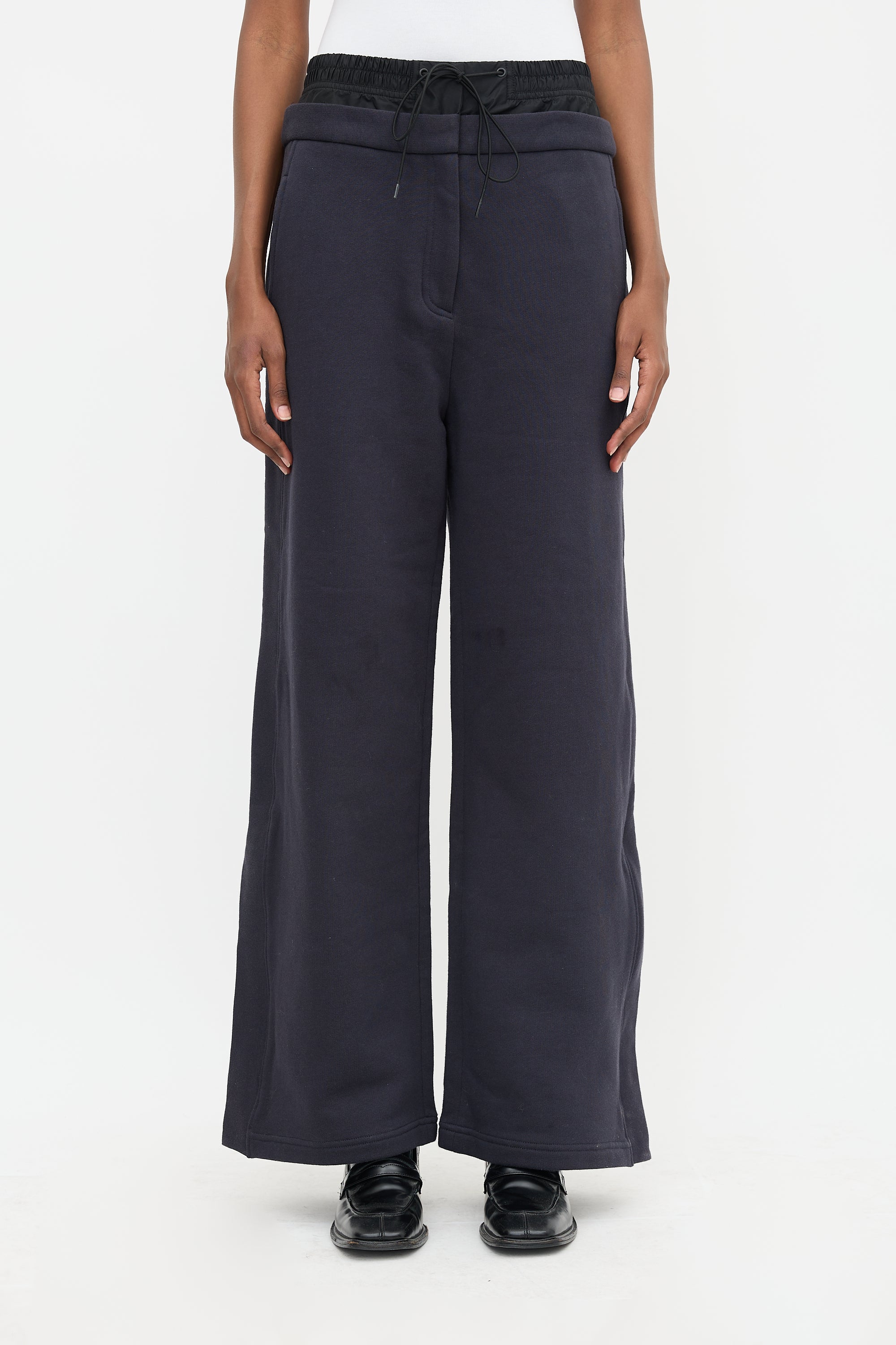 Tibi Double Waist Sweatpant