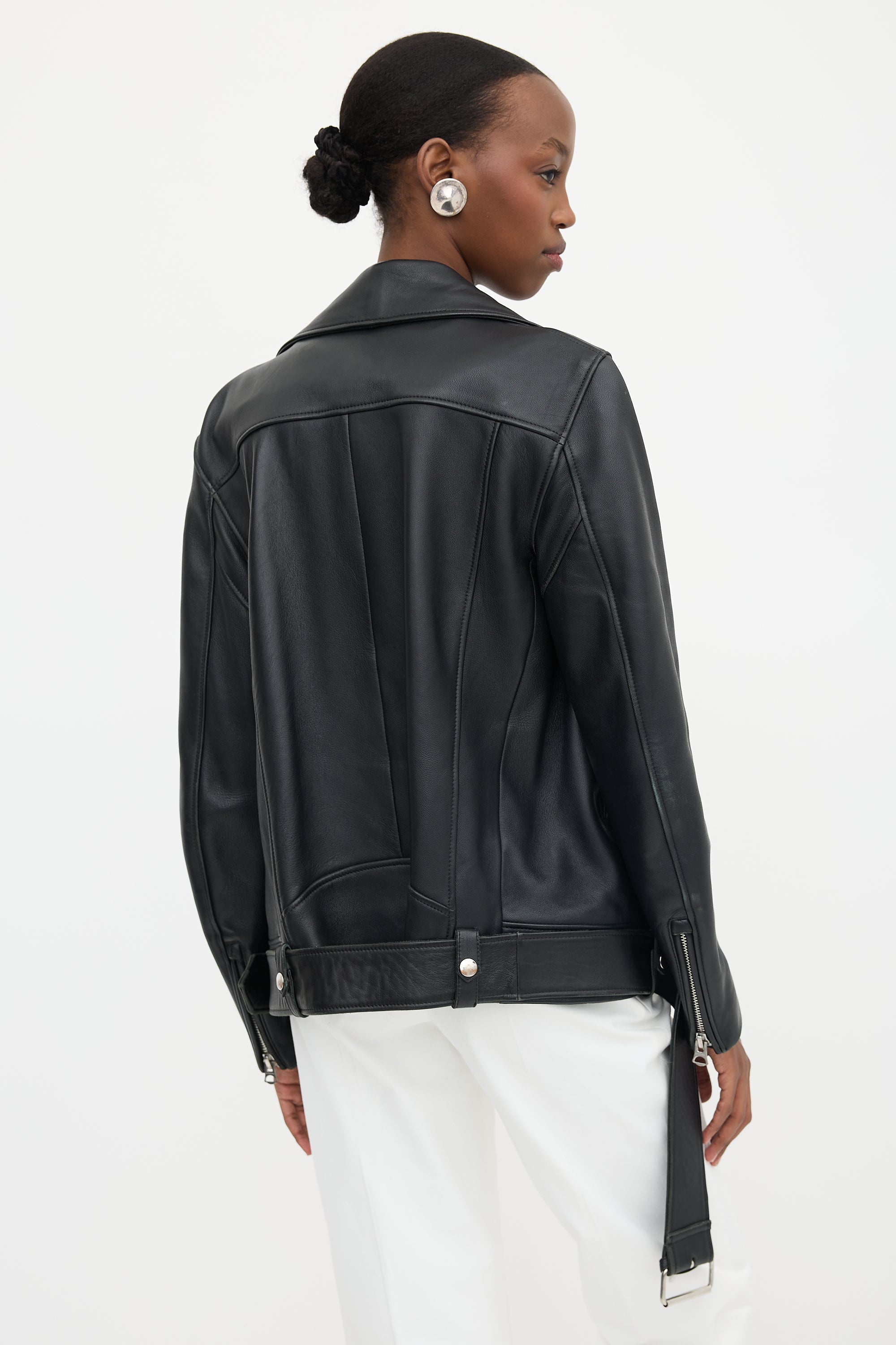 Acne Studios Leather Nate Clean Jacket
