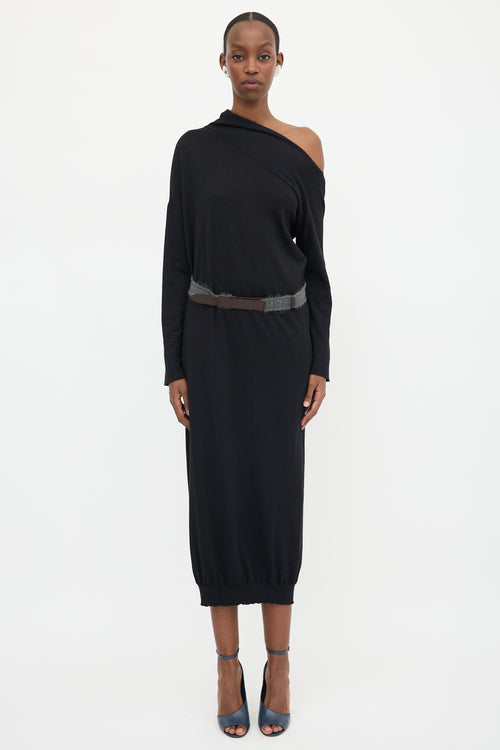 Brunello Cucinelli Cashmere & Silk Knit Dress