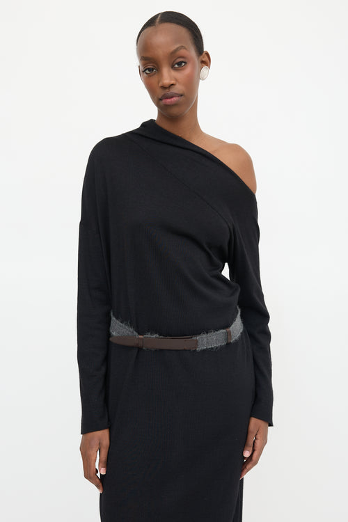 Brunello Cucinelli Cashmere & Silk Knit Dress