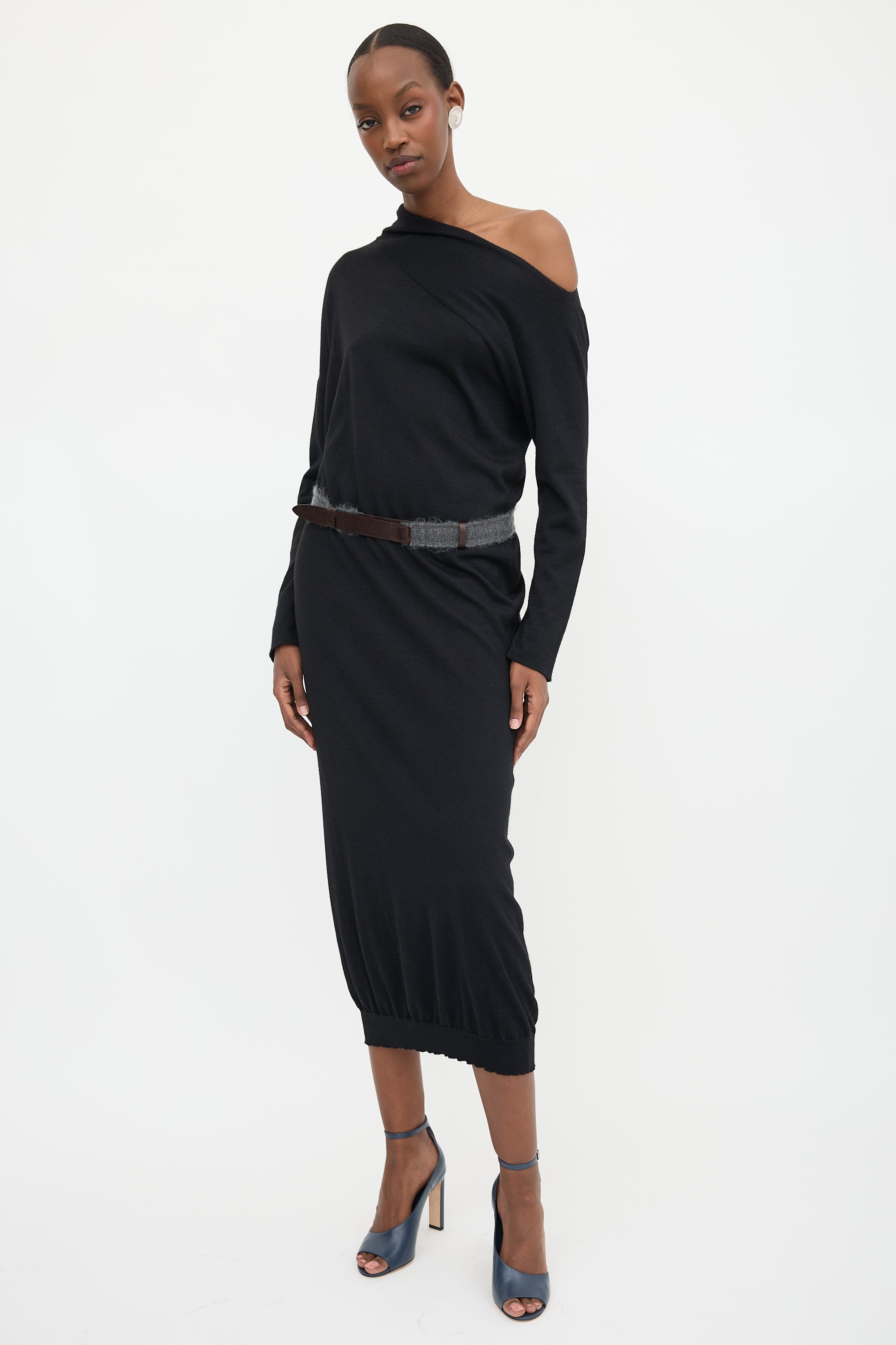 Brunello Cucinelli Cashmere & Silk Knit Dress