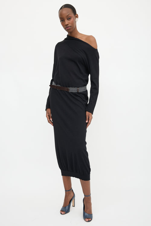 Brunello Cucinelli Cashmere & Silk Knit Dress